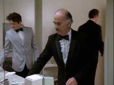 - [Water Running]
- That's, uh, some wedding. - Remington Steele