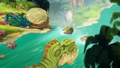(water splashing) - Gigantosaurus