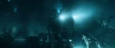 Water temperature below three degrees Celsius. - The Meg