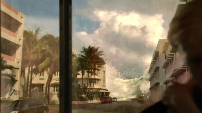 Wave receded back. - CSI: Miami