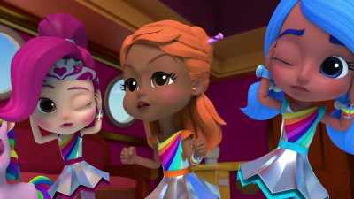 Waves that hurt whales' ears!
And mine... - Rainbow Rangers