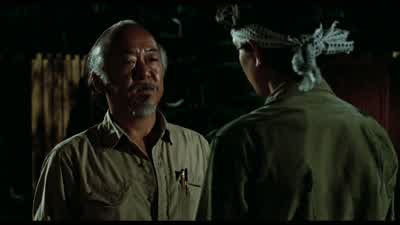 - Wax on, wax off. - The Karate Kid