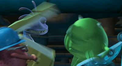Where is it you little one eyed cretinOkay first of all it's cree tinIf you're going to threaten medo it properlySecond of all you're nuts if you think kidnapping meis going to help you cheat your way to the topchuckling evillyYou still think this is - Monsters, Inc