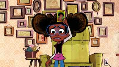 - We had a buffer race?
- ADRIA: And their songs - Marvel's Moon Girl and Devil Dinosaur