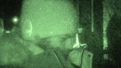 We had a laser like that
and we shone it up - The Osbournes Want to Believe