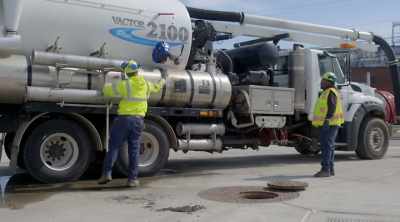 We were able to get
that block cleared up, - Sewer Divers