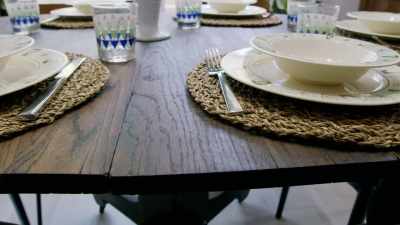 We were able to take
the old cabinet doors - Renovation Impossible
