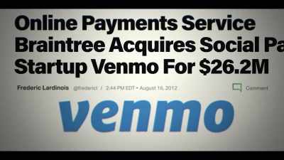 We acquired Venmo in year five, - Don't Die: The Man Who Wants to Live Forever