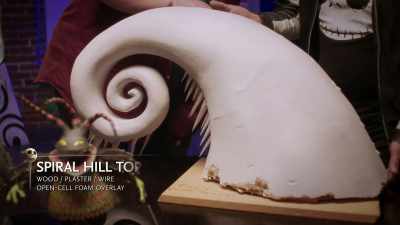 We actually covered
the original Spiral Hill with snow - Prop Culture