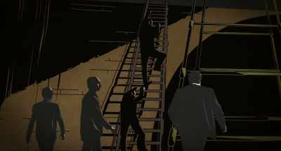 We actually re-enacted
climbing down the ladders - Murder of God's Banker