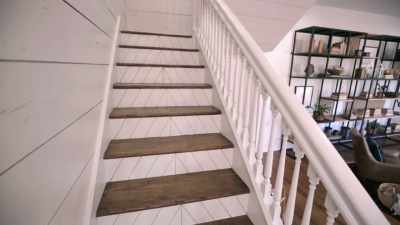 We added some accent to this to - Fixer Upper: Behind the Design