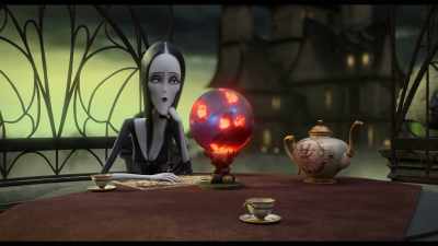 We agreed to come up here
for tea and séance, - The Addams Family