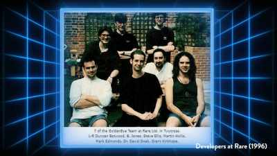 We were all newbies, and we were making this
license game which wasn't typically Nintendo, - FPS: First Person Shooter