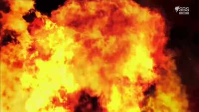 We also see evidence of huge fires - Curse of the Ancients with Alice Roberts