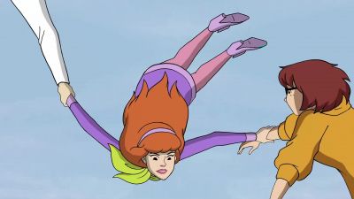 We appear to be falling at the
standard 9.8 meters per second - Scooby-Doo! The Sword and the Scoob