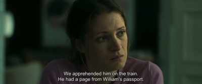 We apprehended him on the train.
He had a page from William's passport. - The Marco Effect