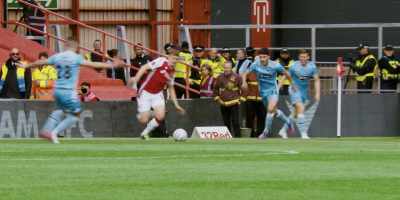 We are 10 minutes
into the second half here, - Welcome to Wrexham