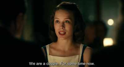 We are a couple.
already for some time.
. - Never Look Away