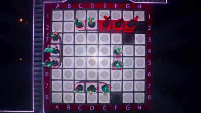 We are absolutely smashing them.
We're getting hit after hit after hit. - Squid Game: The Challenge