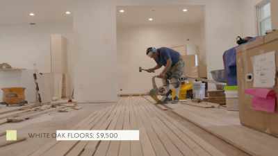 We are already installing
these stunning
white oak floors. - Why the Heck Did I Buy This House?