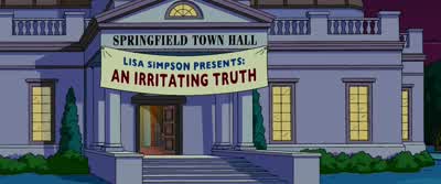 We are at the tipping point, people. - The Simpsons Movie