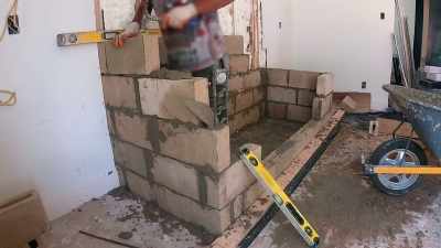 We are building a custom
marble fireplace - Why the Heck Did I Buy This House?
