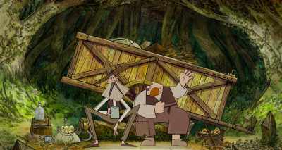 We are cutting down their woods, Ned.
Shouldn't be doing it. - Wolfwalkers