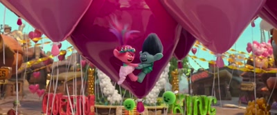 ♪ We are family
Yeah, yeah, yeah, yeah, yeah ♪ - Trolls Band Together