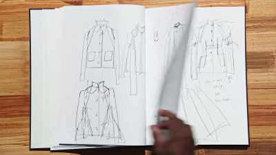 We are going to make a white suit
with really half-structured shoulder - Next in Fashion