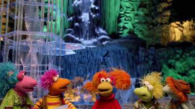 We are going to play
Floop! Bloop! And Whoop! - Fraggle Rock: Back to the Rock