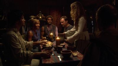 We are happy you could
share our evening meal. - Stargate Atlantis