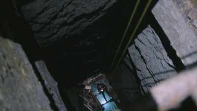 We are now about 180 meters
below the surface. - Mysteries of the Abandoned