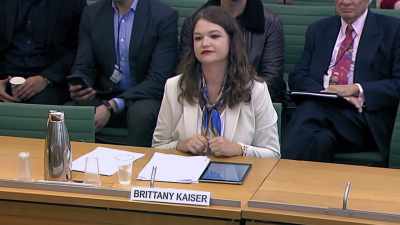 We are pleased to welcome Brittany Kaiser - The Great Hack
