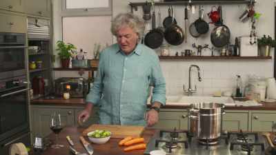 We are steaming
today's vegetables. They are - James May: Oh Cook!