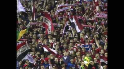 ♪ We are the champions,
My friends♪ - Fever Pitch: The Rise of the Premier League