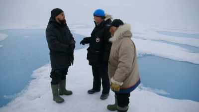 WE ARE WAY ABOVE
THE ARCTIC CIRCLE, - Before the Flood