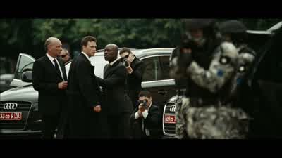 We aren't here Which means when we open up on youand shred your bodies with automatic fire then this will never have happened - Hitman