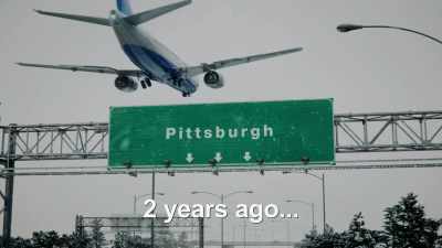 We arrived two years ago.
The flight was very long. - The Pradeeps of Pittsburgh