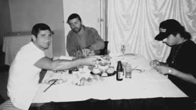 We assumed that was George's partner - George Michael: Portrait of an Artist