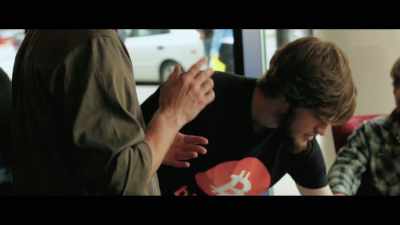 We were at the meetup having Bitcoin beers - Trust No One: The Hunt for the Crypto King