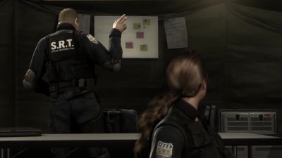 We were attacked by two people that I believe were recently infected - Resident Evil: Degeneration