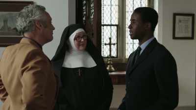 We believe the bullet that
was fired today at set, - Sister Boniface Mysteries