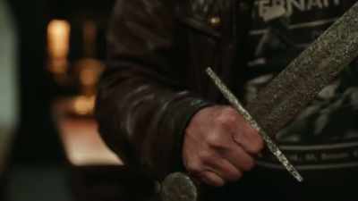WE BELIEVE THIS SWORD
WAS A GRAND MASTER'S. - Lost Relics of the Knights Templar