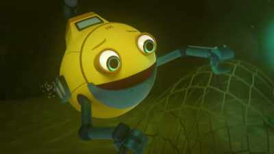 We better get this net out of here
so no one else gets hurt. - Mighty Monsterwheelies