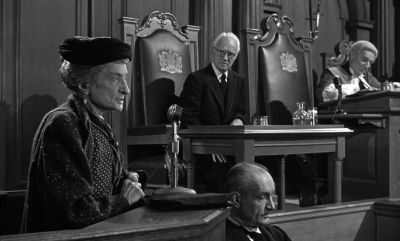 We better go upstairs now - Witness for the Prosecution