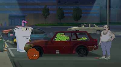 We boarded the Llama Dolly en masse - Aqua Teen Forever: Plantasm
