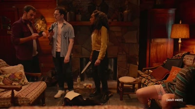 We each booked on
different websites - Adult Swim Yule Log