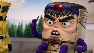 We break into Austin's office,
hack his brain before he signs, - Marvel's M.O.D.O.K.