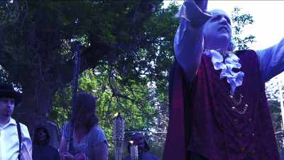 We bring you our sacrifice
for your blood lust. - Sharkula