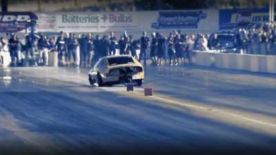 We broke the wheel. - Street Outlaws No Prep Kings Team Attack